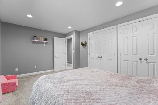 Lower-Level Bedroom 1 – Closet View