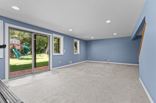 Lower-Level Family Room – Walkout