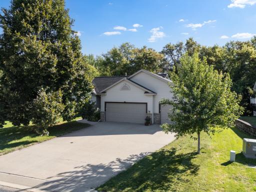 Aerial View – Garage & Driveway