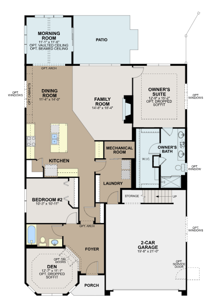 Cedarwood - Main Floor Layout