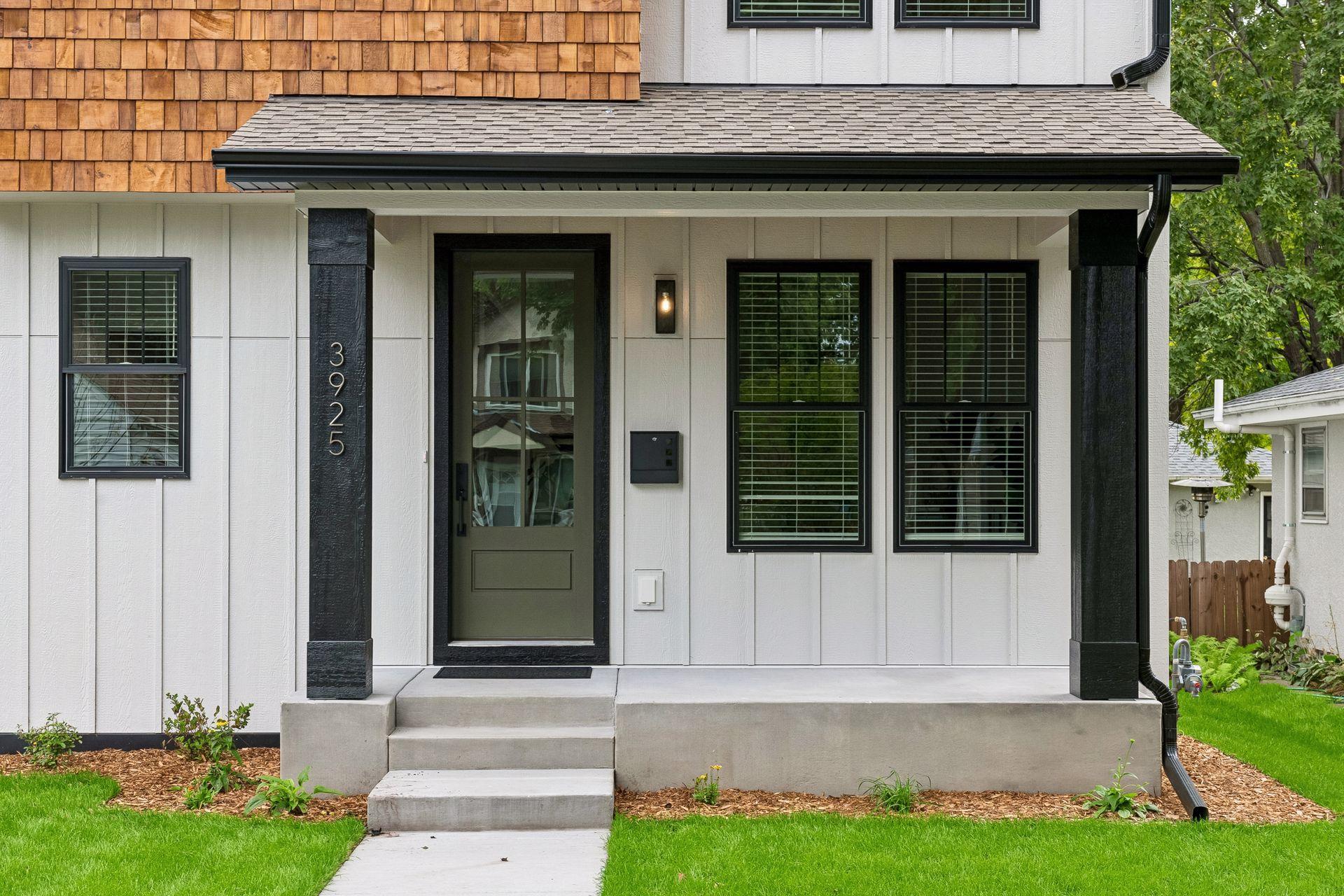 Welcoming front porch