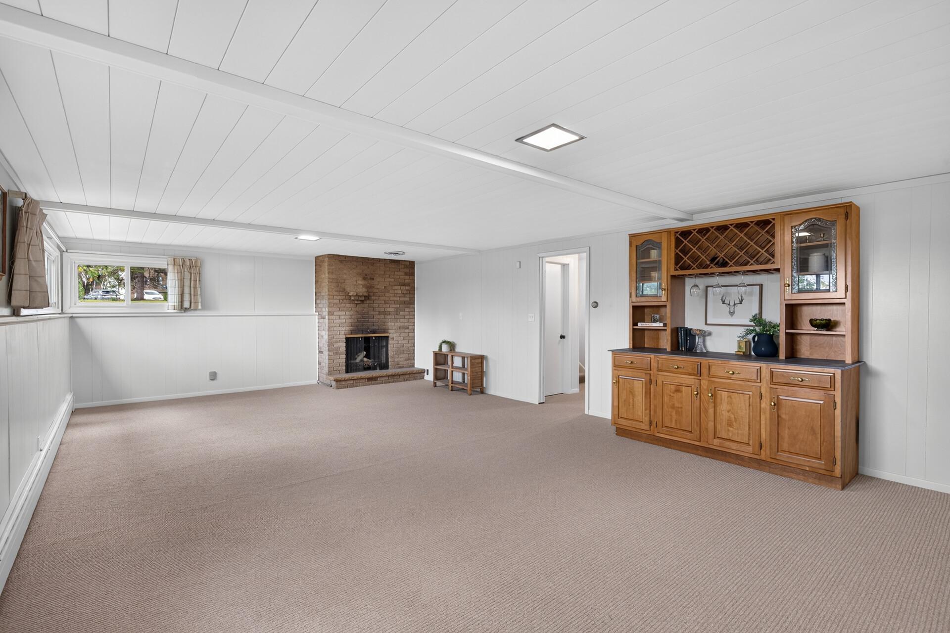 Lower level family room