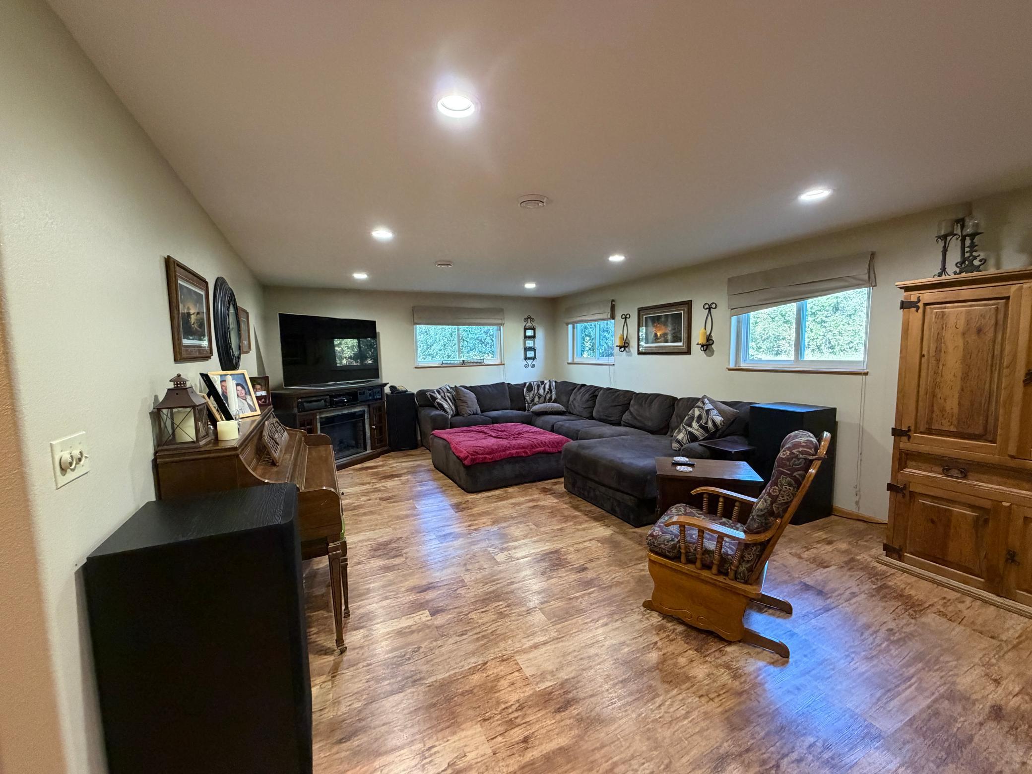 Lower level family room