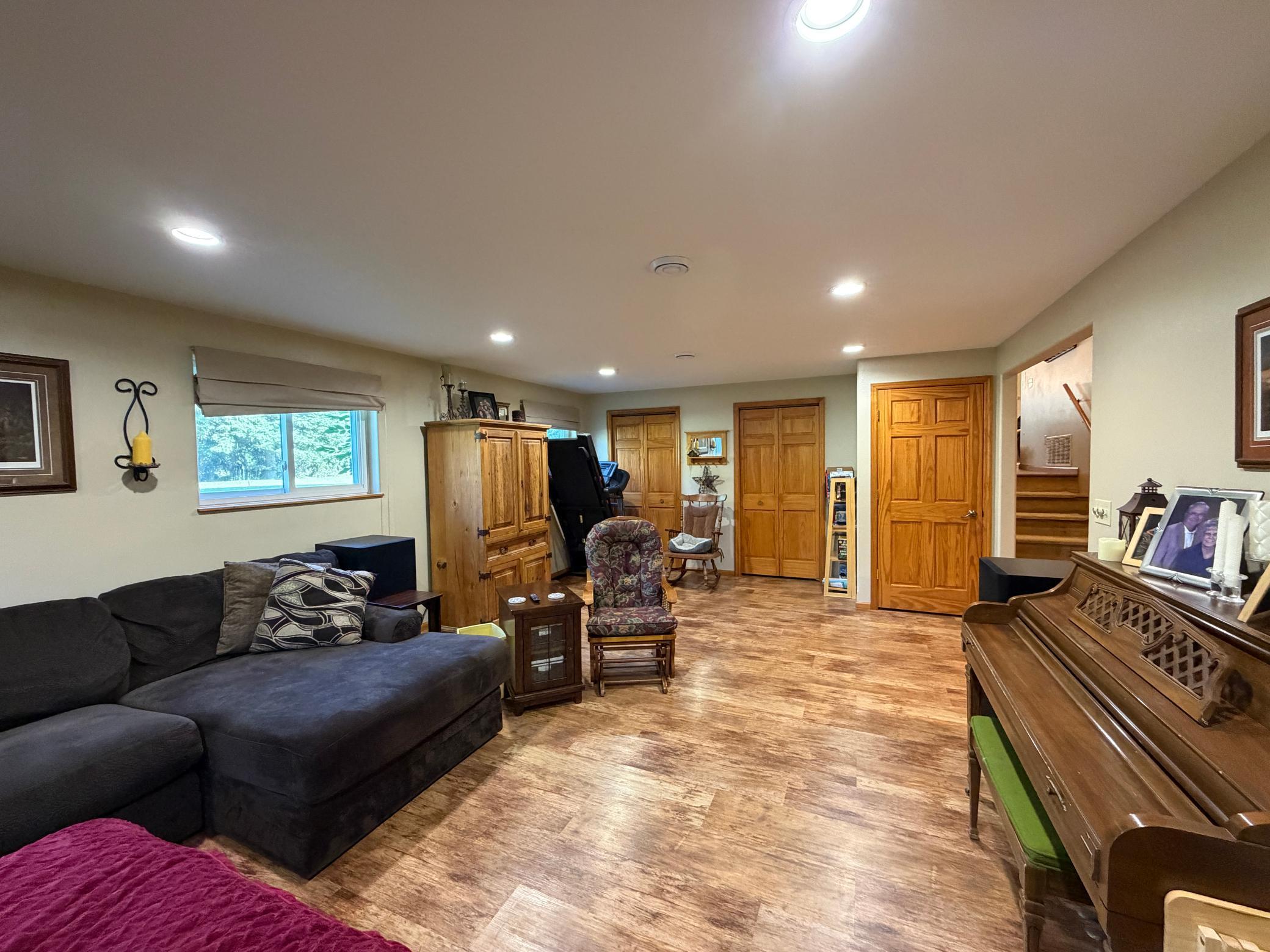 Lower level family room