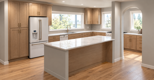 45 Smith! Interior render showing construction yet in completion.