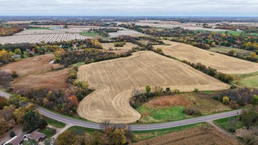 Aerial view of parcel from Rebecca Park Trail