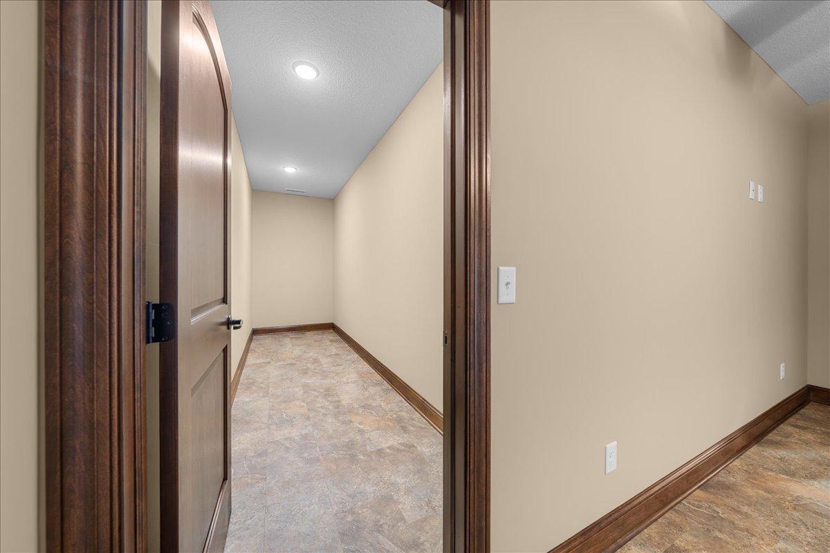 5x17 closet in exercise room.
