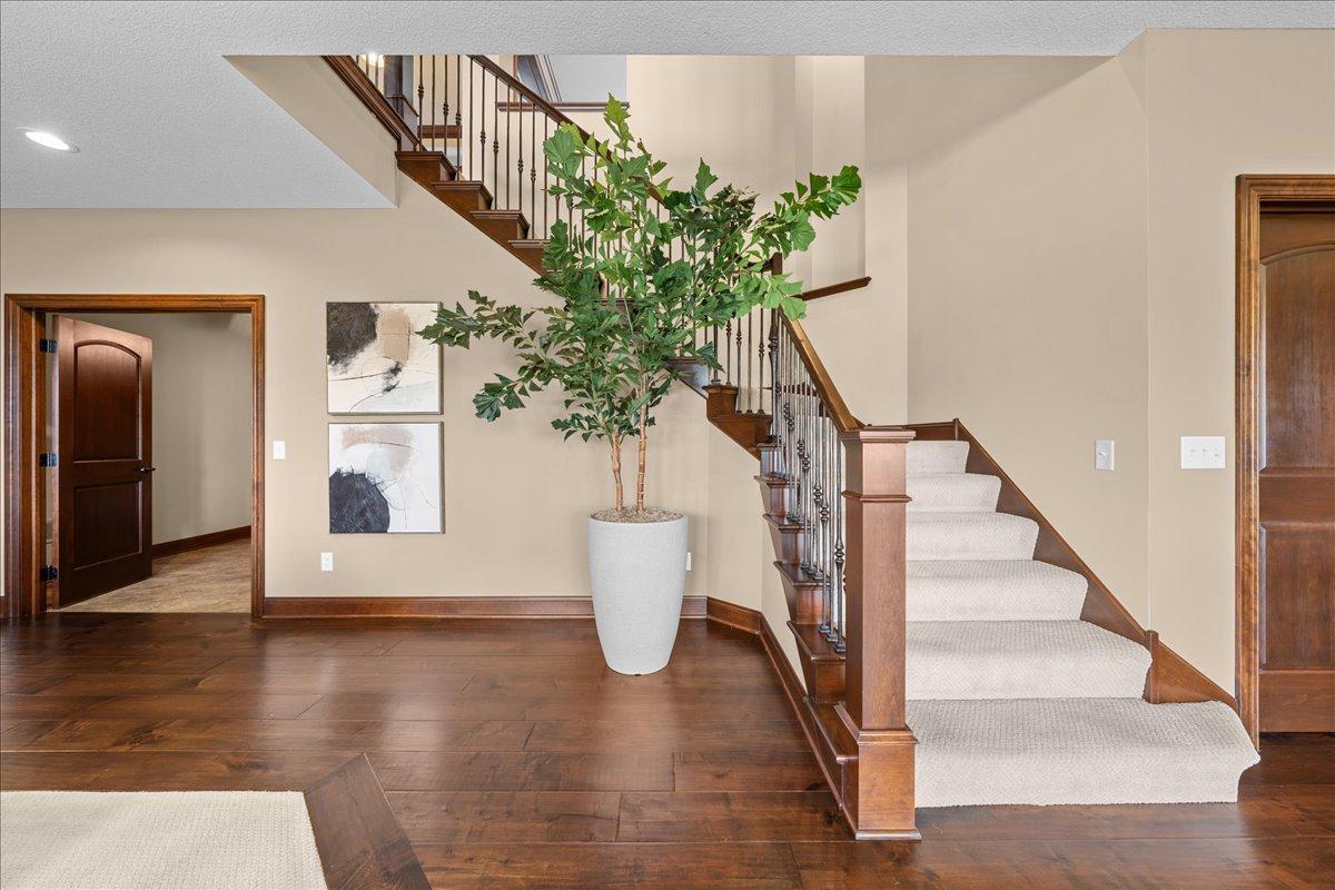 Lower level has in floor radiant heat.