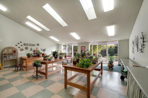 Solarium room for those with a green thumb