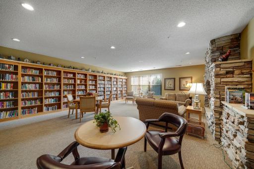 Amazing library with space to relax and read