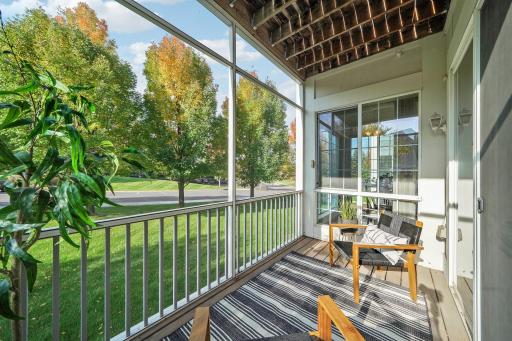 Enjoy the beautiful setting from your screen porch