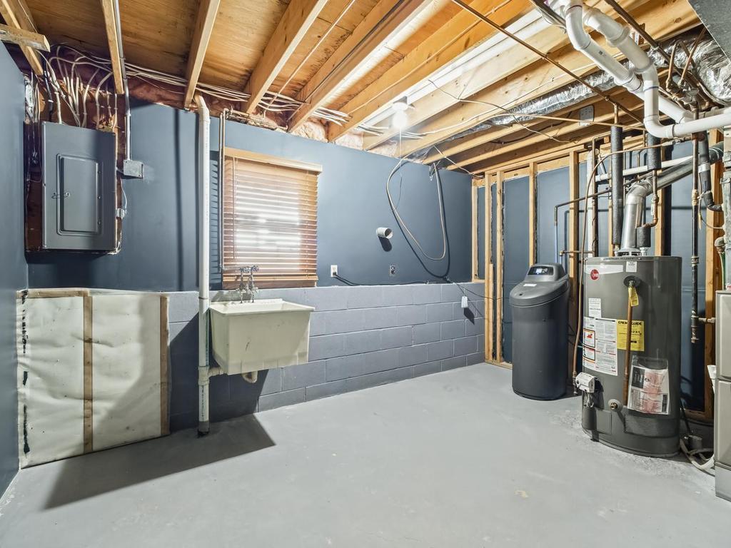 New Carrier hi-efficency furnace 2022. New gas hot water heater installed 2022. Water softener is owned .
New Anderson windows installed 2022.