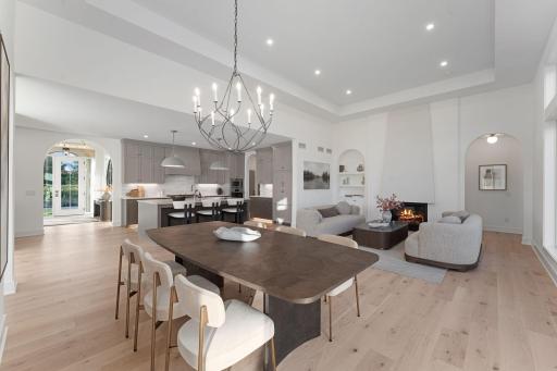 Open Dining, Kitchen and Great Room - Not Actual Home, Photos of Model with the Same Layout