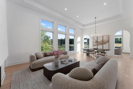 Great Room Open to Dining - Not Actual Home, Photos of Model with the Same Layout