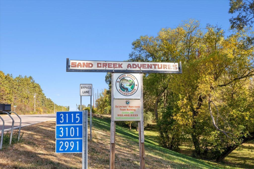 Sand Creek Adventures for zip lining and ropes course.