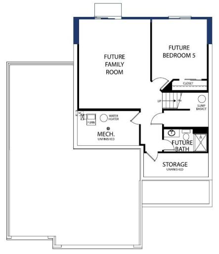 Lower Level Floor Plan. Information deemed reliable but not guaranteed.