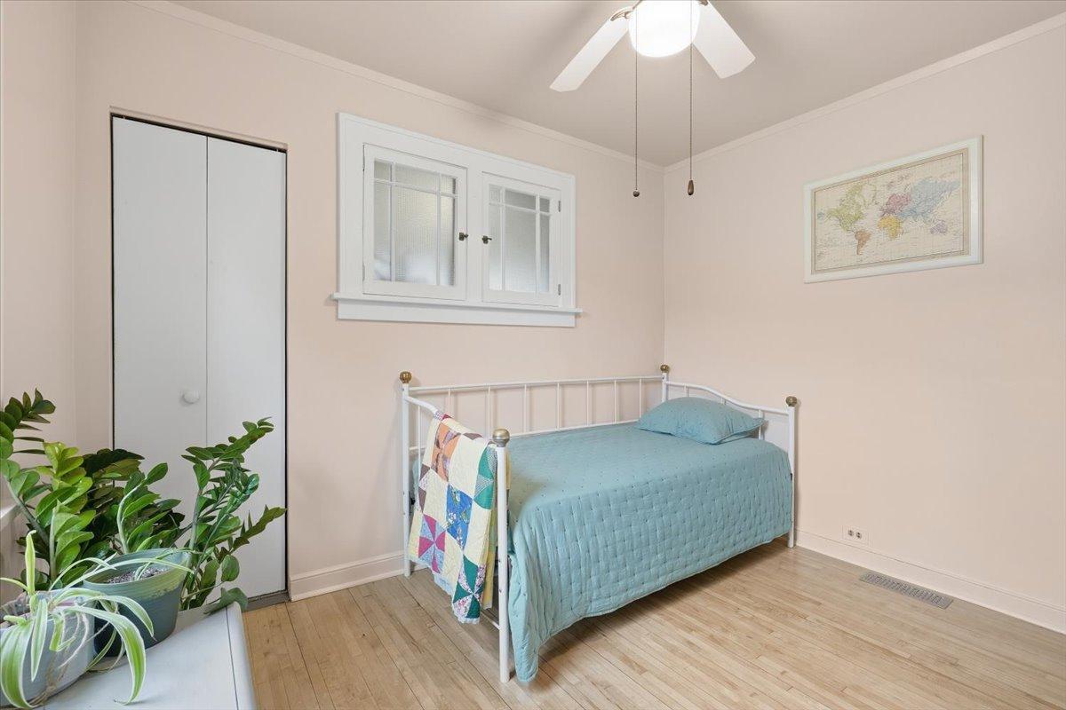 A main-level bedroom adds everyday flexibility—keep it as your primary bedroom, create a guest space or finally claim that home office you've been working without.