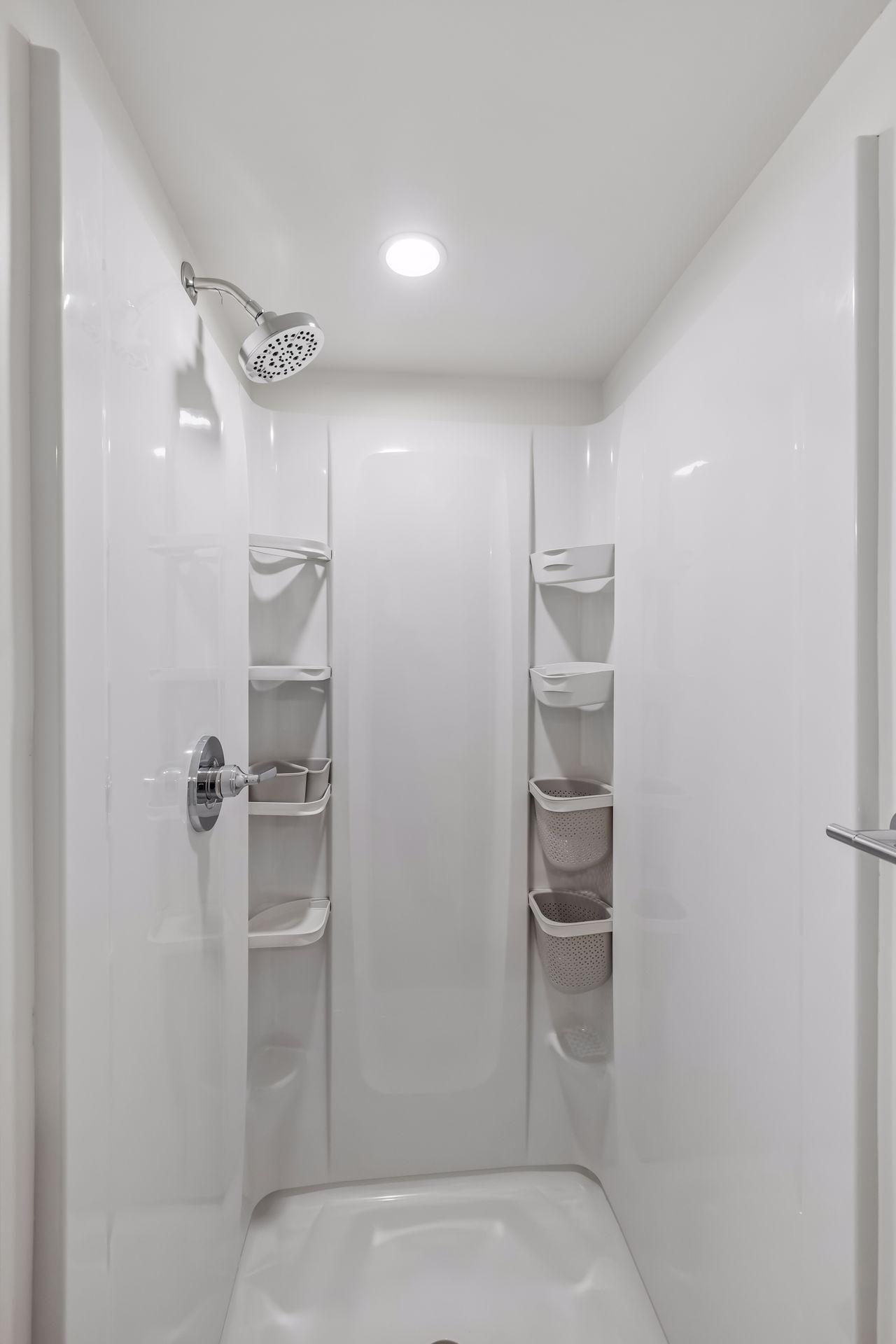 All new lower level 3/4 Bathroom w Shower