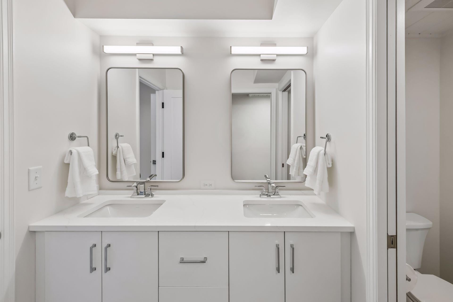 Primary Bath with double Vanities and plenty of storage
