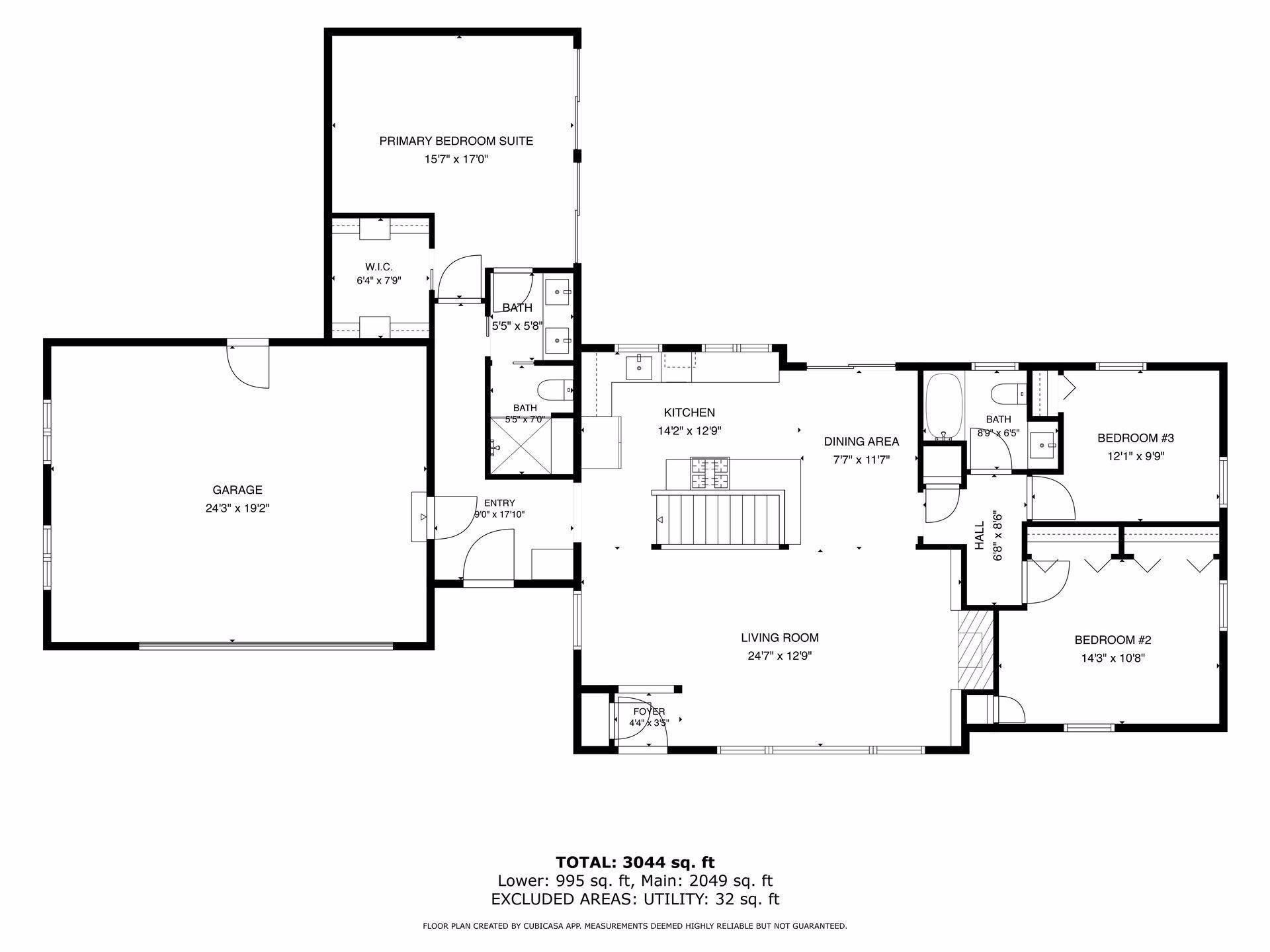 Main Level Floor Plan