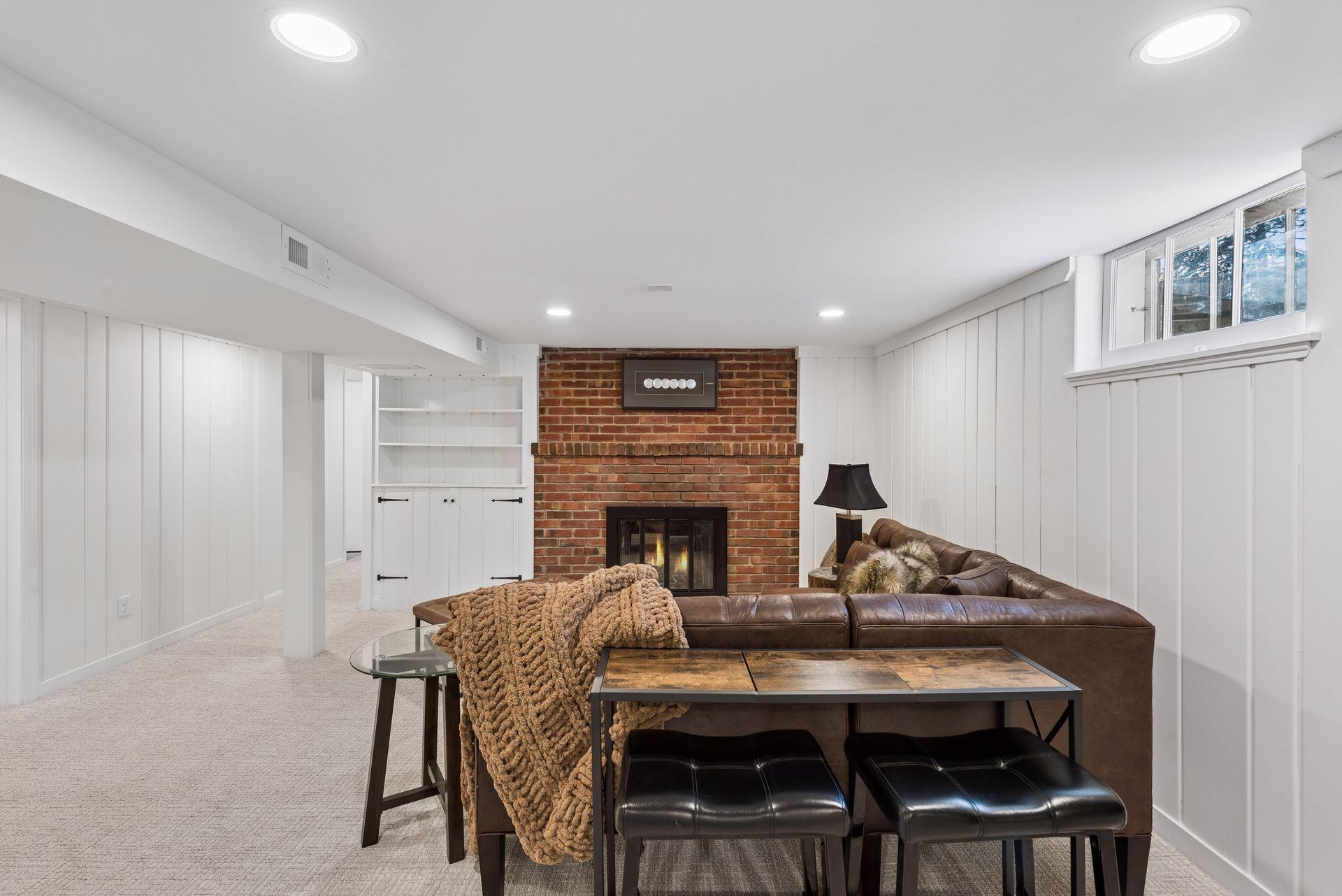 Pull up seating behind a Couch for entertaining