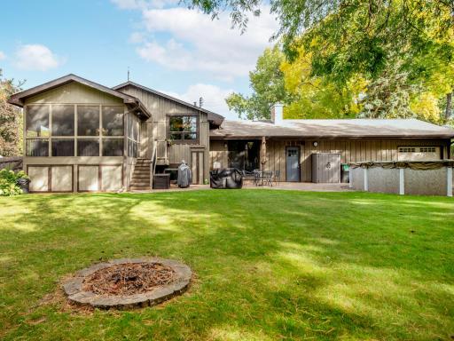 A double garage door provides convenient access from the third stall directly to the backyard..
