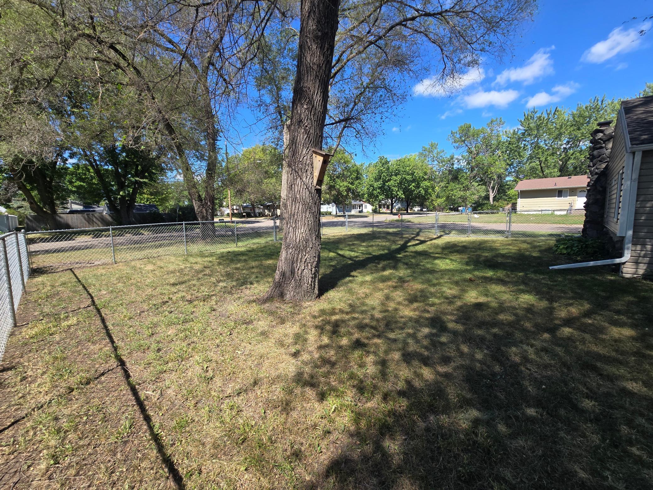 Fenced in Backyard