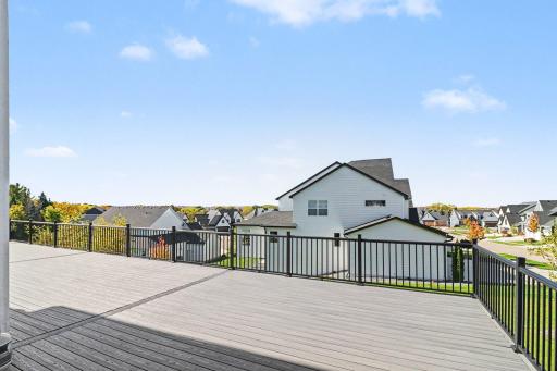 Amazing elevated western views from your expansive deck.