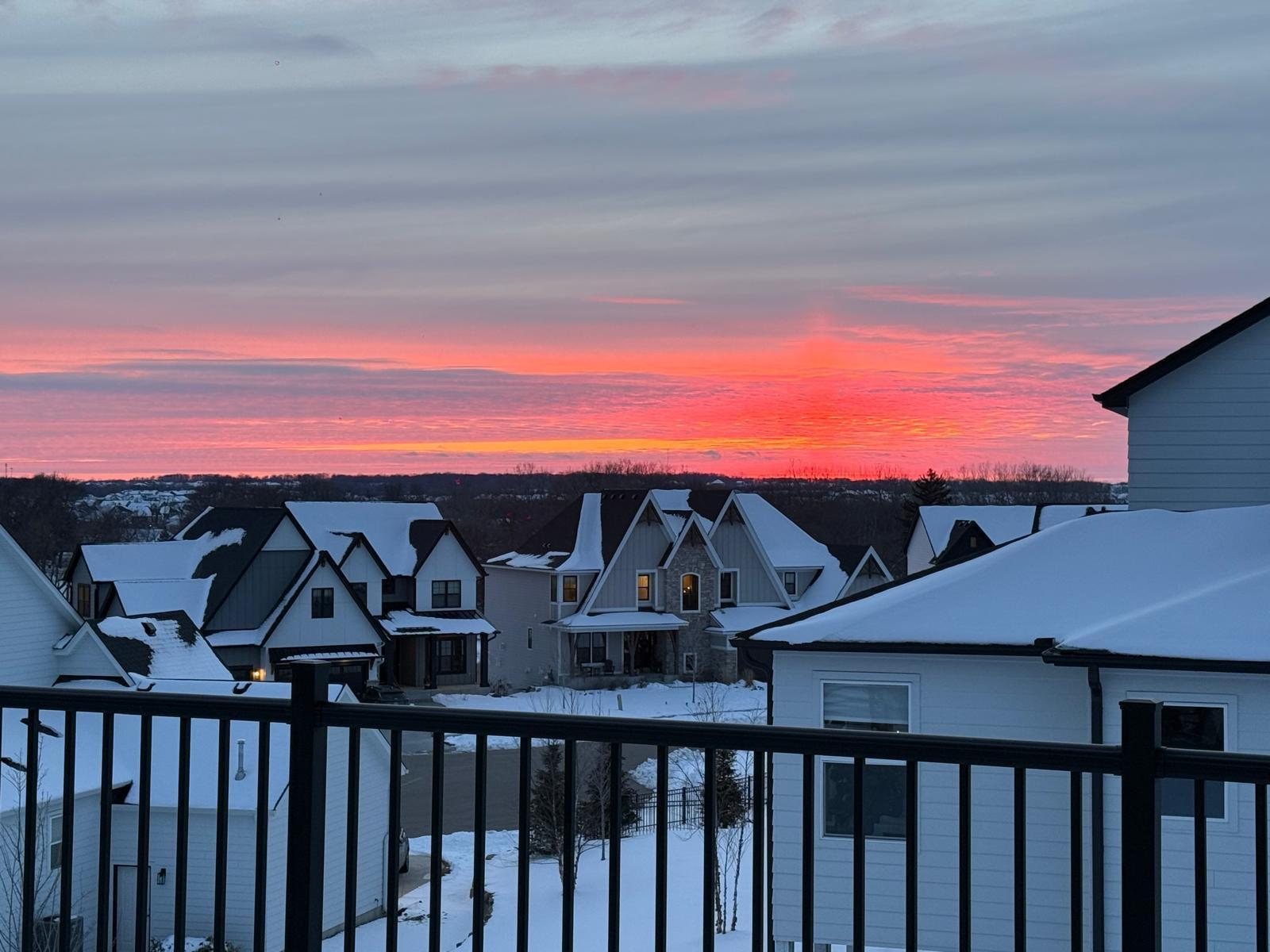 Sunset glow