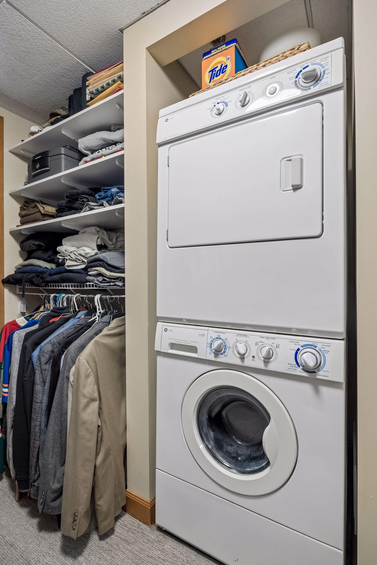 In unit laundry