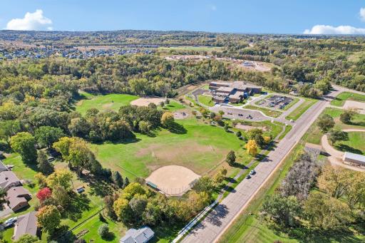 The brand new Bayport Elementary School is a short walk away