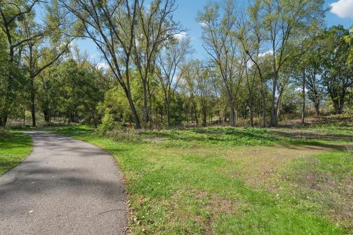 Miles of paved and unpaved hiking and biking trails right out your door