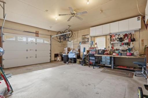 3rd stall is more of a shop has floor drain and is oversized