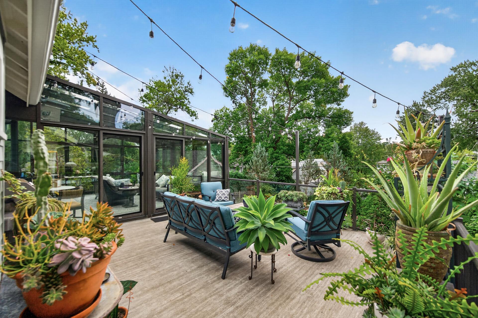 Plenty of room to lounge, dine and entertain outdoors.