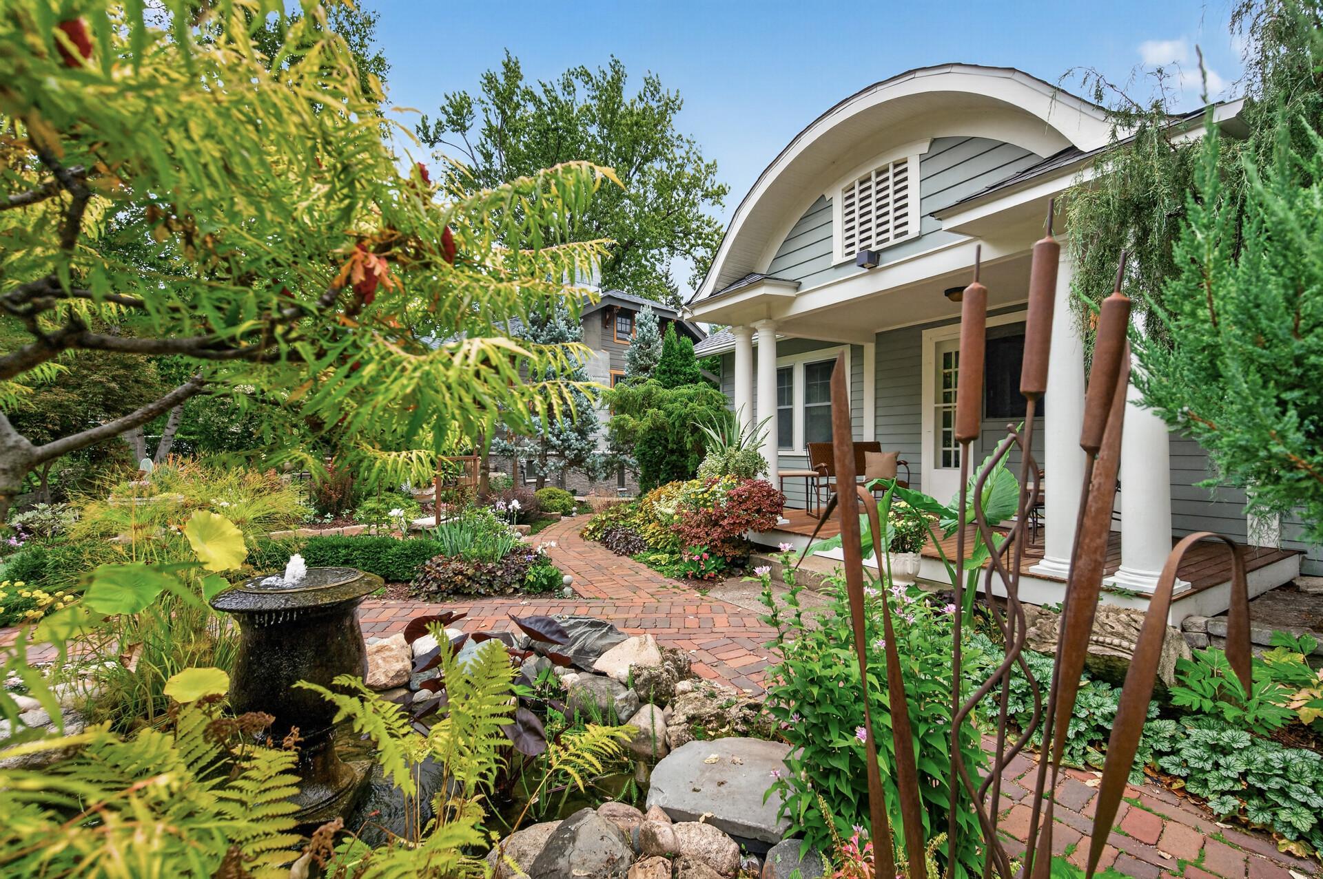 More of the lush landscaping that makes this Bryn Mawr property truly unique.