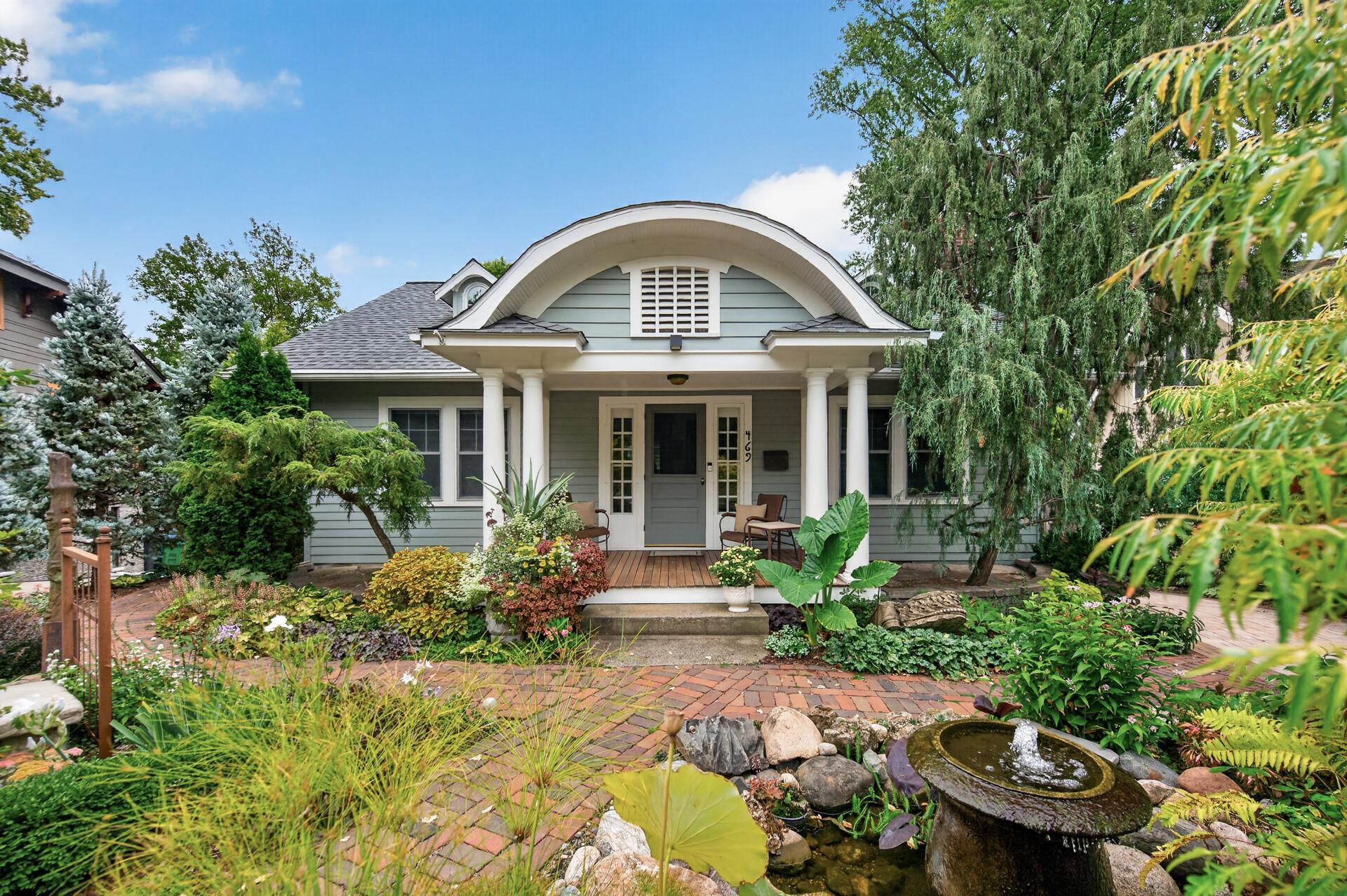 Featured in Midwest Design magazine—recognition of the home's extraordinary gardens and outdoor living spaces.