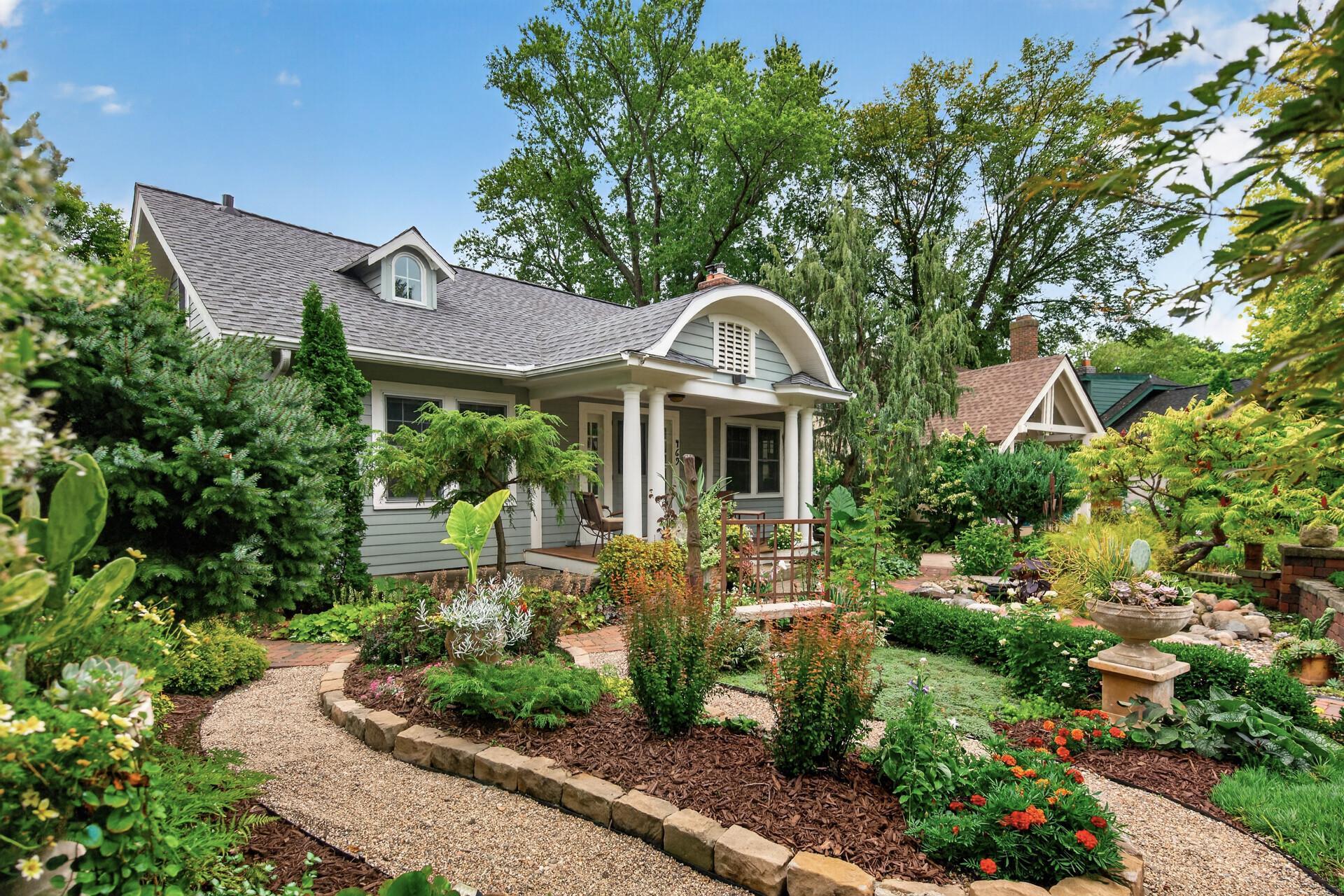 Every corner of the property reveals another thoughtfully designed garden space.