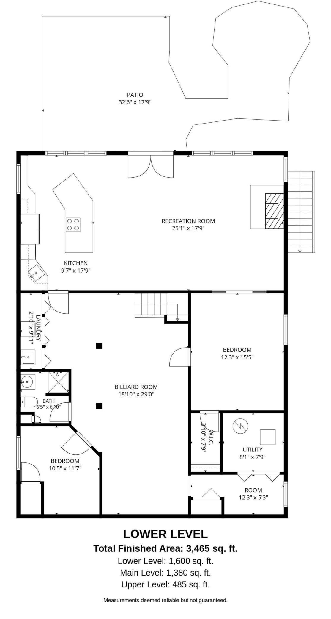 LOWER LEVEL FLOOR PLAN