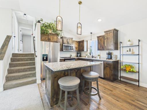 Open floorplan kitchen area with all the updates!