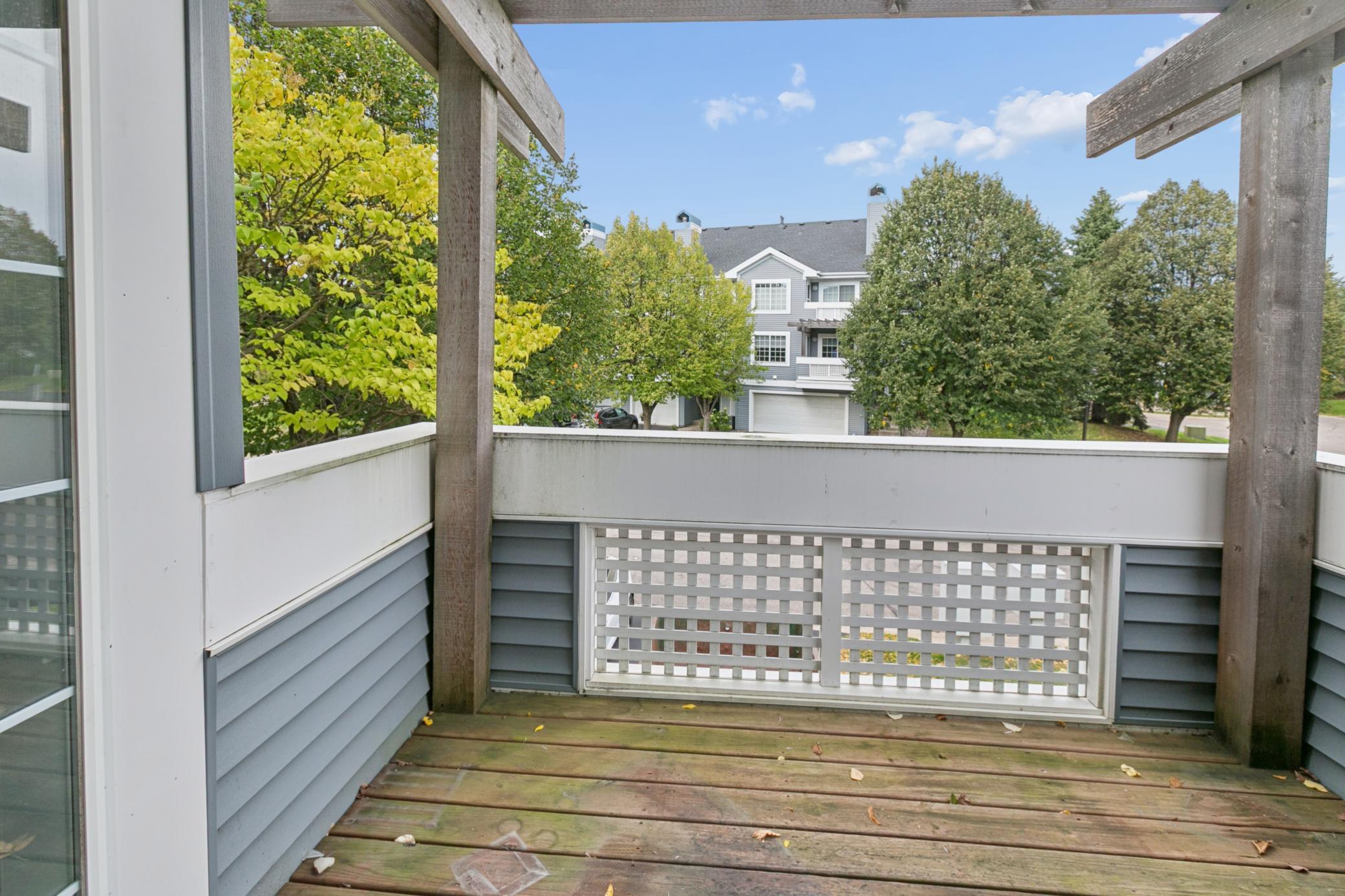 Main Level Deck with Pergola