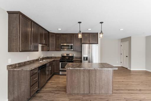 Large Kitchen with Stainless Steel Appliances