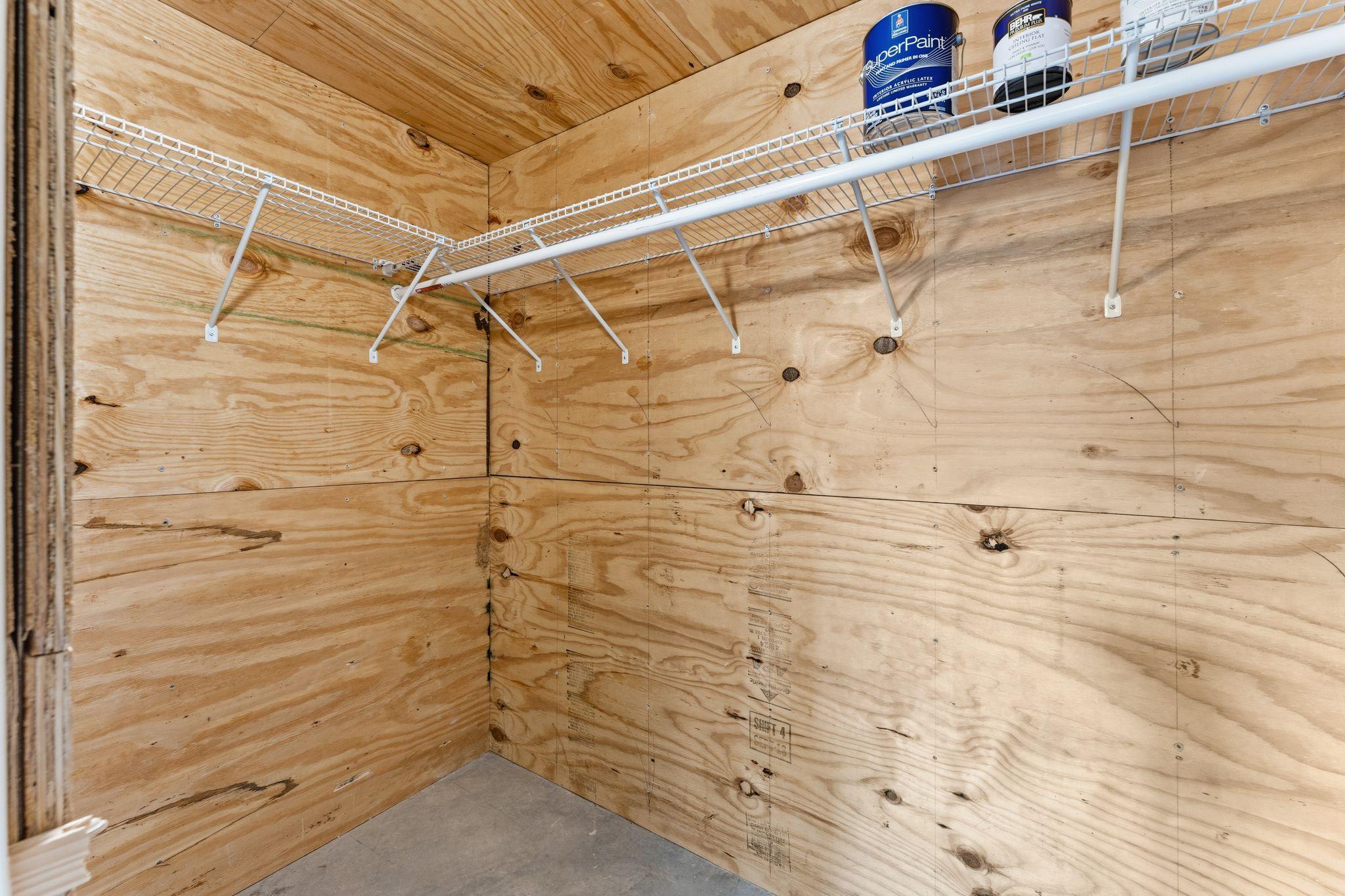 Lower Level Storage Room
