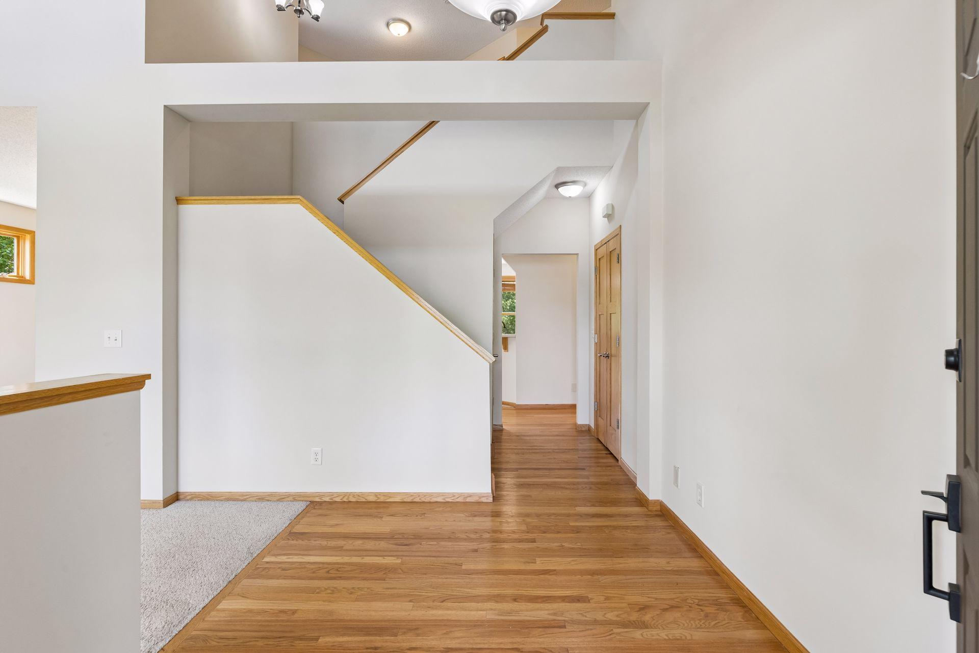 Grand entryway filled with natural light