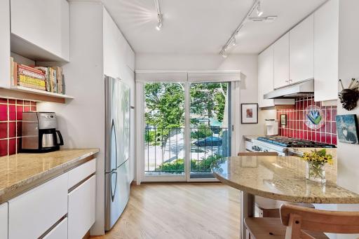 Great natural lighting with the Juliet balcony - well appointed kitchen with an efficient layout