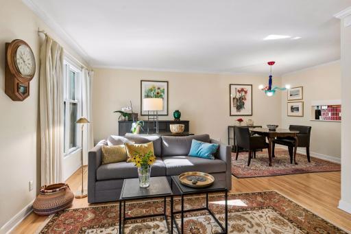 This space allows expansion to accommodate large groups - great floor plan for entertaining.