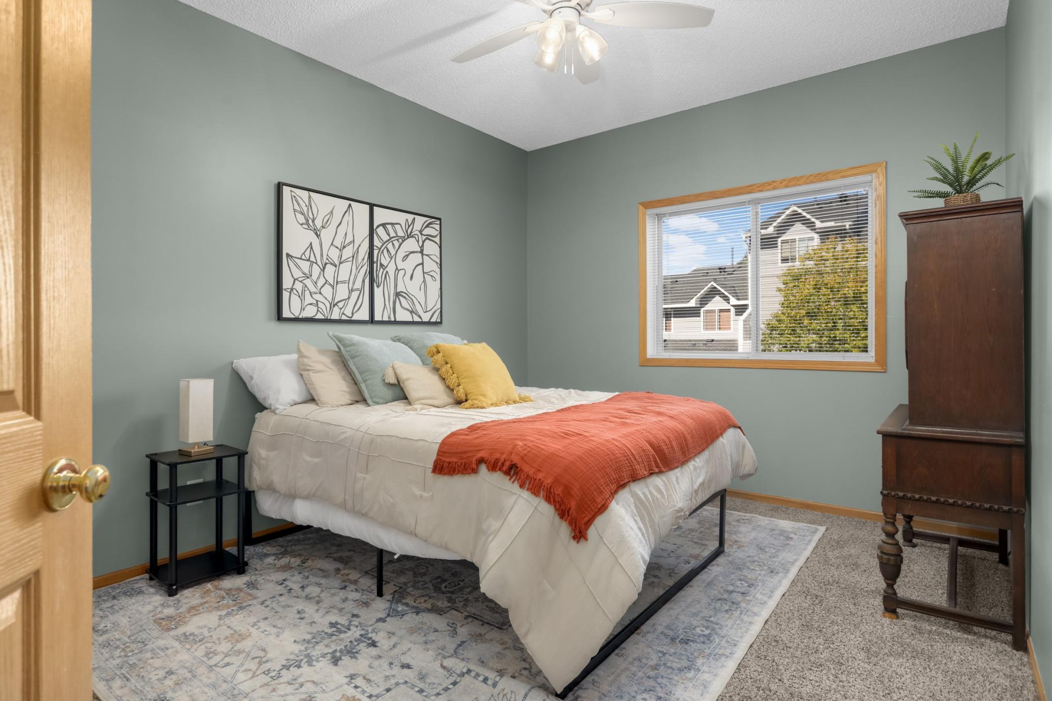 Spacious main floor bedroom