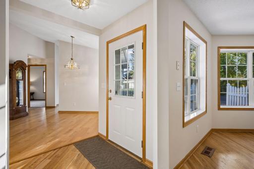 Front entryway. The home is spotlessly clean and move-in ready!