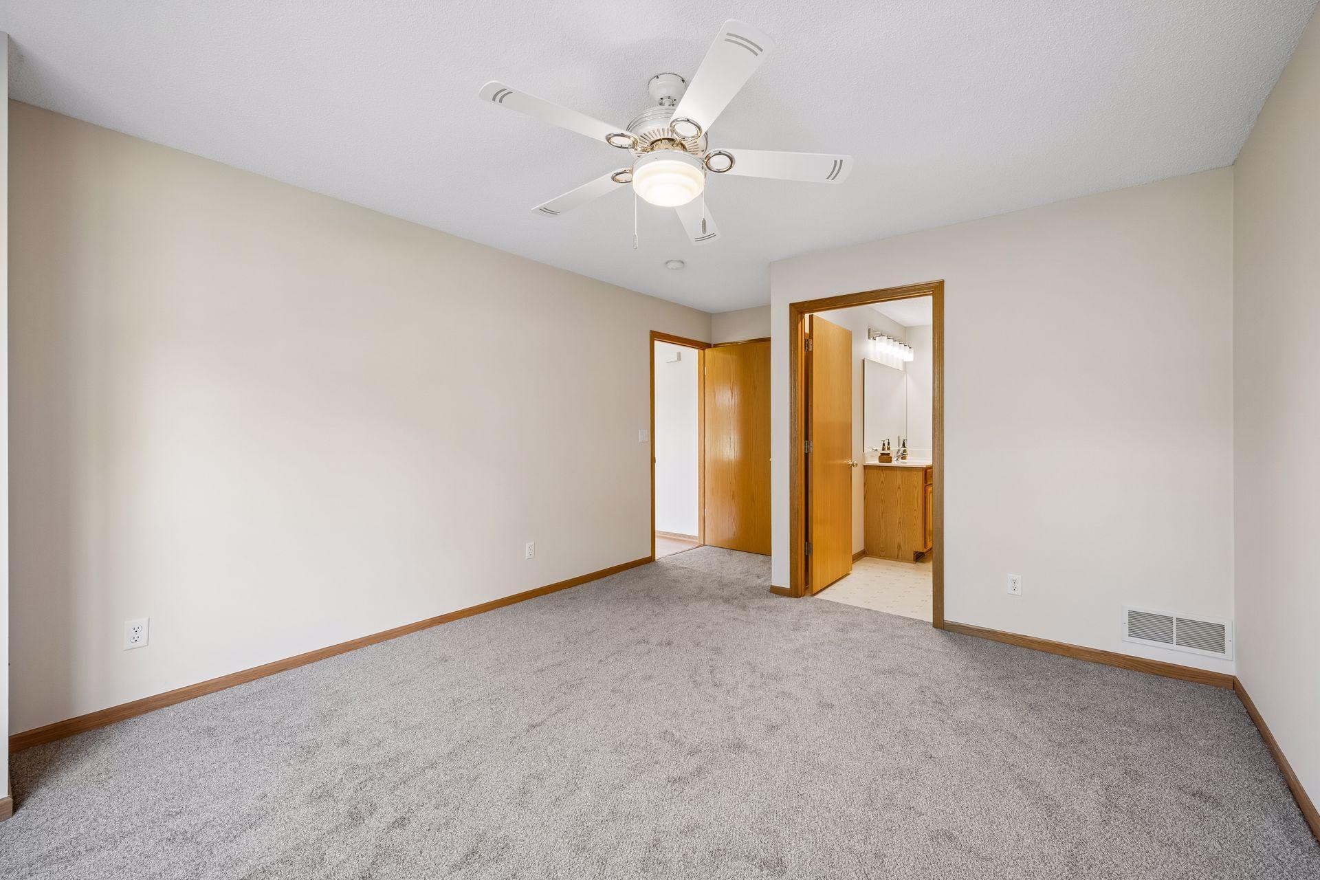 Secondary view of the primary bedroom.