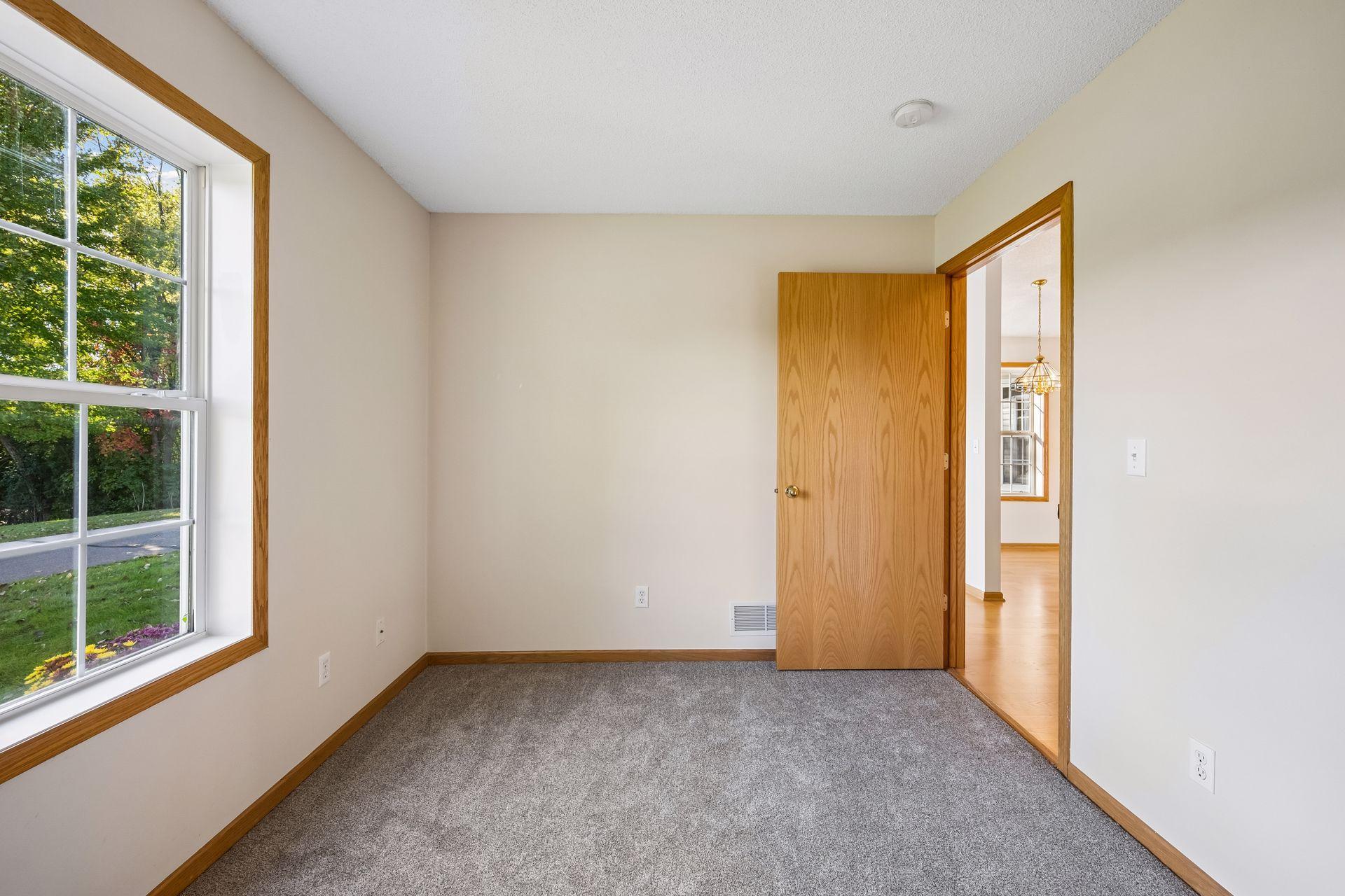 Secondary view of the guest bedroom. A nice size closet is not in the pictures.