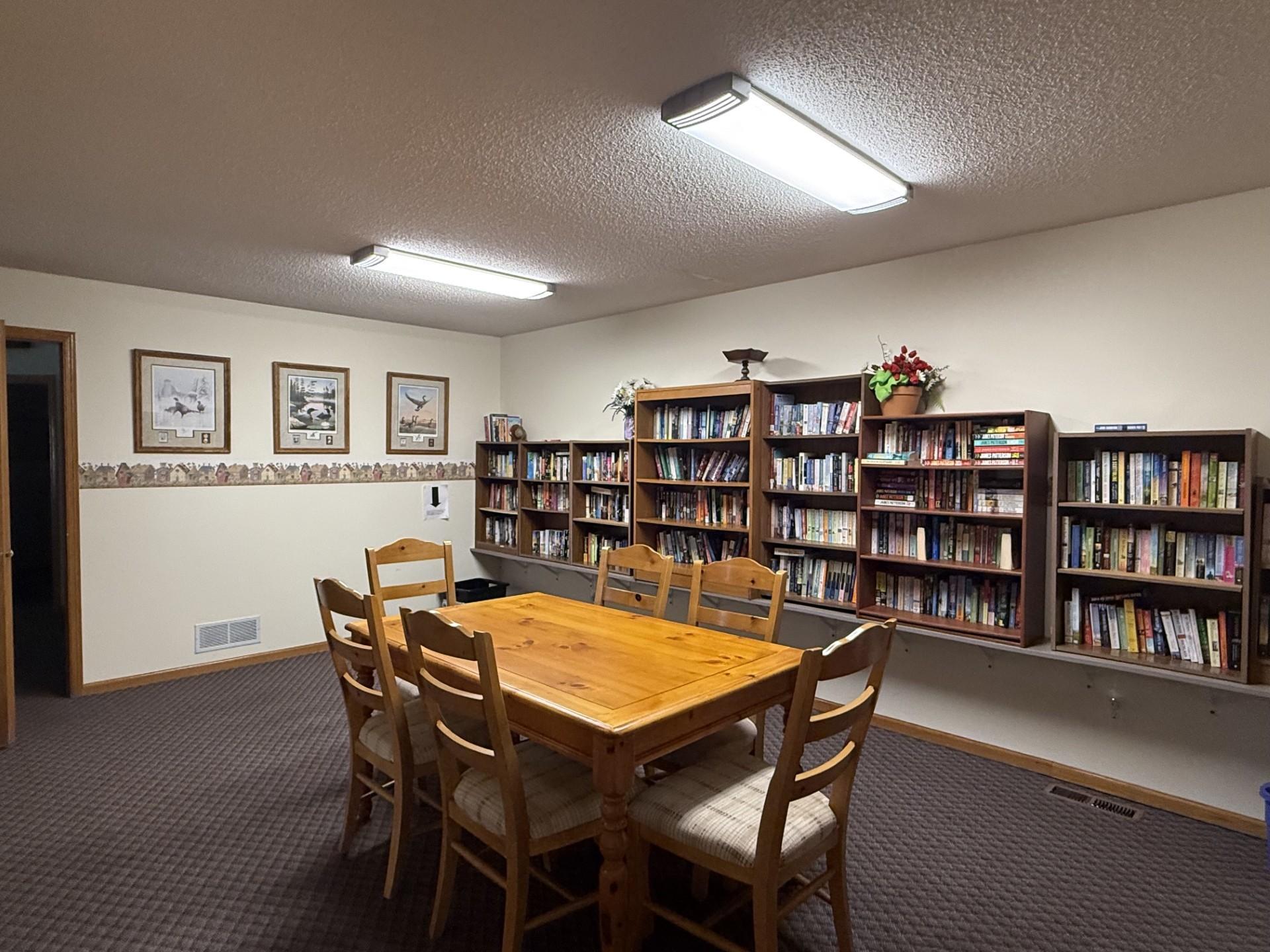 Great library area as well!